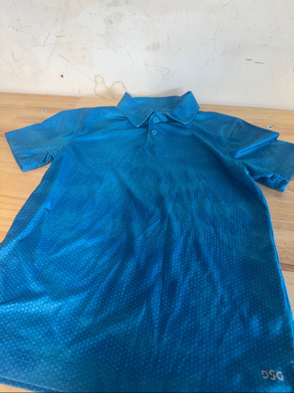 DSG Blue Performance Polo for Kids